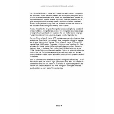 Attorney Drafted U.S. Petitions LPR Parent Petitioning Child - Rocket Immigration Petitions